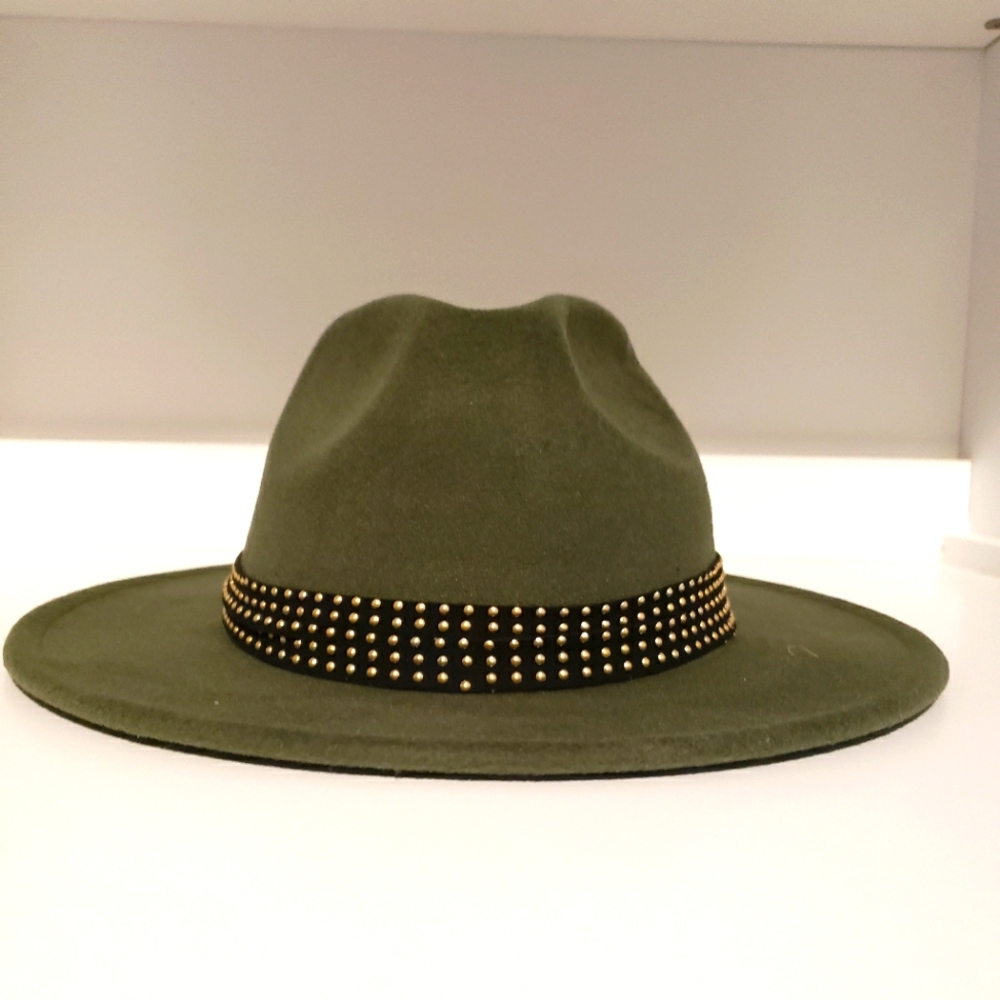 Army Green Fedora